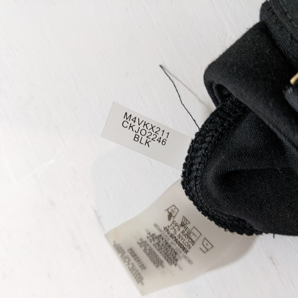 CALVIN KLEIN XS WOMEN'S PANTS LEGGINGS GUC BLACK. - Picture 4 of 6